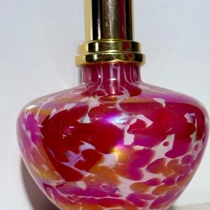 Vibrant Red and Pink Decorative Perfume Bottle